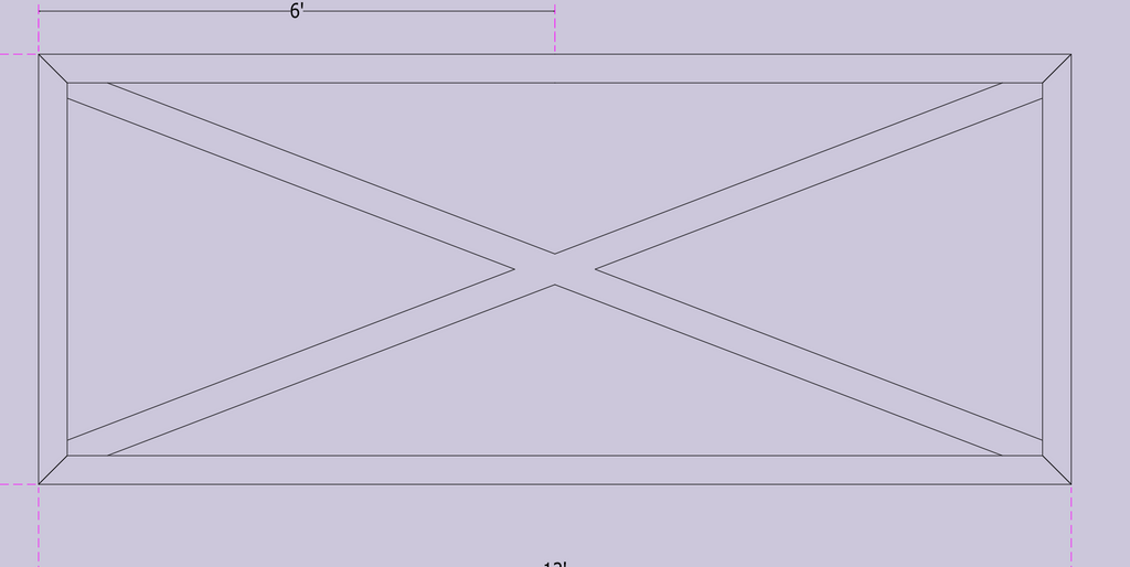 The Crossroads steel gate — bold diagonal X-brace design, heavy-gauge structural steel | GateBound