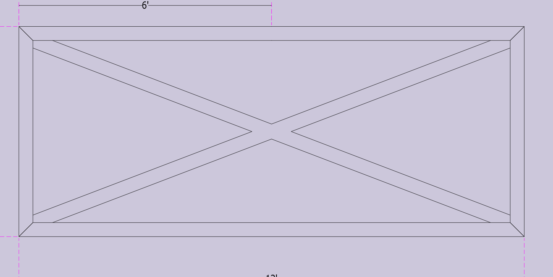 The Crossroads steel gate — bold diagonal X-brace design, heavy-gauge structural steel | GateBound